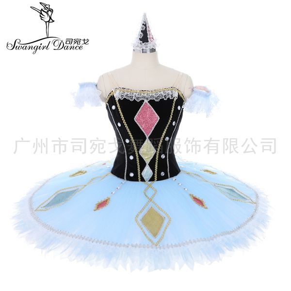 professional harlequinade ballet tutu women performance ballet stage costumes tutus bt2067, Black;red
professional harlequinade ballet tutu women performance ballet stage costumes tutus bt2067, Black;red