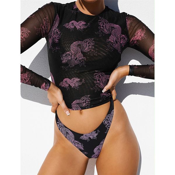 2021 dragon printed bikini women swimwear female swimsuit three-pieces bikini set long sleeve thong bather bathing suit k2693
2021 dragon printed bikini women swimwear female swimsuit three-pieces bikini set long sleeve thong bather bathing suit k2693