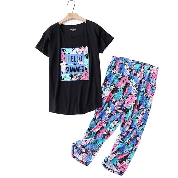 women's sleepwear summer new women comfort loose large size pajamas set cartoon printed black ladies short sleeve homewear casual, Black;red
women's sleepwear summer new women comfort loose large size pajamas set cartoon printed black ladies short sleeve homewear casual, Black;red