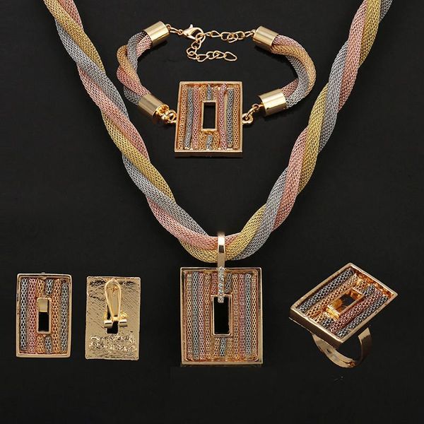 earrings & necklace good 2021 noble gold colorful jewelry sets wholesale statement bridal set nigerian wedding woman accessories, Silver
earrings & necklace good 2021 noble gold colorful jewelry sets wholesale statement bridal set nigerian wedding woman accessories, Silver