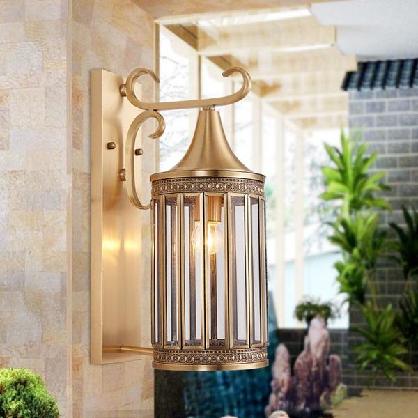 american wall lamp corridor aisle stair outdoor balcony villa waterproof garden copper 110-265v lamps
american wall lamp corridor aisle stair outdoor balcony villa waterproof garden copper 110-265v lamps
