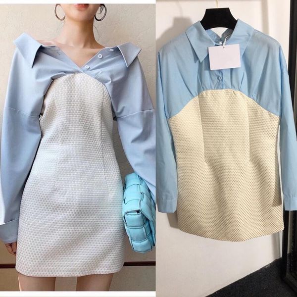 casual dresses 2021 arrival clothes women fashion patchwork shirt dress autumn preppy style girls white sheath, Black;gray
casual dresses 2021 arrival clothes women fashion patchwork shirt dress autumn preppy style girls white sheath, Black;gray