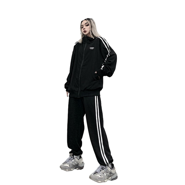 autumn and winter hip-hop plus velvet loose cotton casual sports suit men women fashion two-piece women's two piece pants, White
autumn and winter hip-hop plus velvet loose cotton casual sports suit men women fashion two-piece women's two piece pants, White