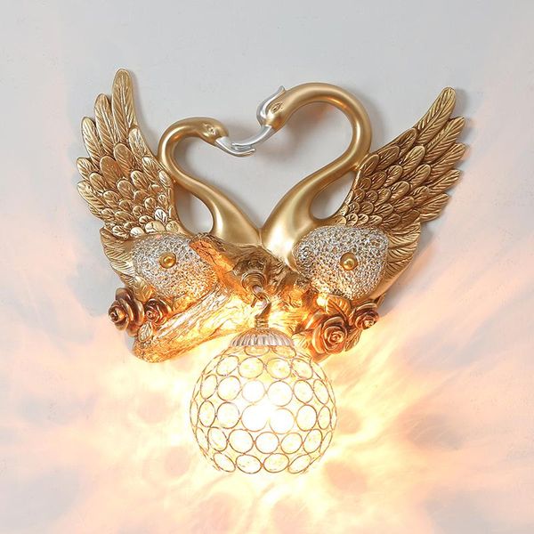 loving swans wall lights sconce gold luxury crystal lighting fixtures for living room decoration bedroom mirror bird lamp
loving swans wall lights sconce gold luxury crystal lighting fixtures for living room decoration bedroom mirror bird lamp