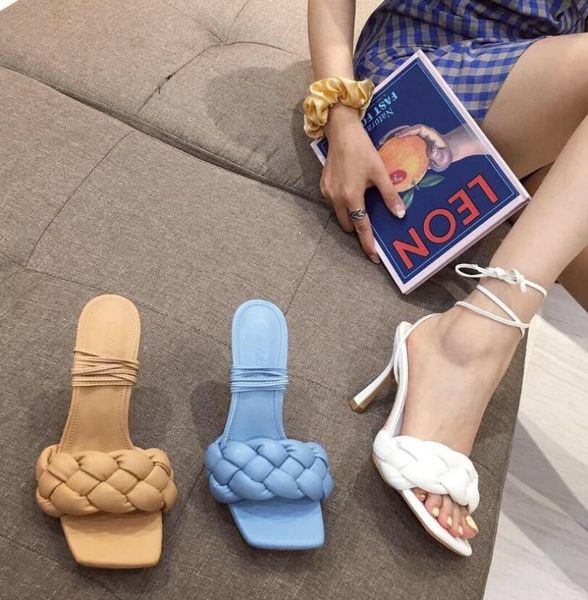 sandals 2021 women pumps fashion weave slippers ankle strap female shoes woman thin high heels open toe lady ladies mules, Black
sandals 2021 women pumps fashion weave slippers ankle strap female shoes woman thin high heels open toe lady ladies mules, Black