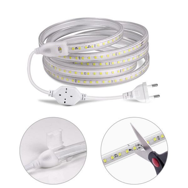 strips waterproof 220v 110v led strip light 120leds/m high brightness safety tape with power eu/ us plug for home
strips waterproof 220v 110v led strip light 120leds/m high brightness safety tape with power eu/ us plug for home