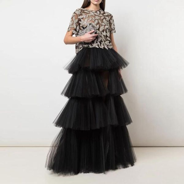 skirts 2021 elegant black tiered ruffled tulle women hi low long maxi skirt party prom street shoot
skirts 2021 elegant black tiered ruffled tulle women hi low long maxi skirt party prom street shoot