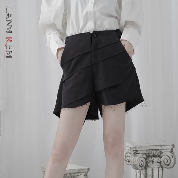 women's wide-leg black irregular shorts high waist loose style fashion trend summer 2e1875 210507, White;black
women's wide-leg black irregular shorts high waist loose style fashion trend summer 2e1875 210507, White;black