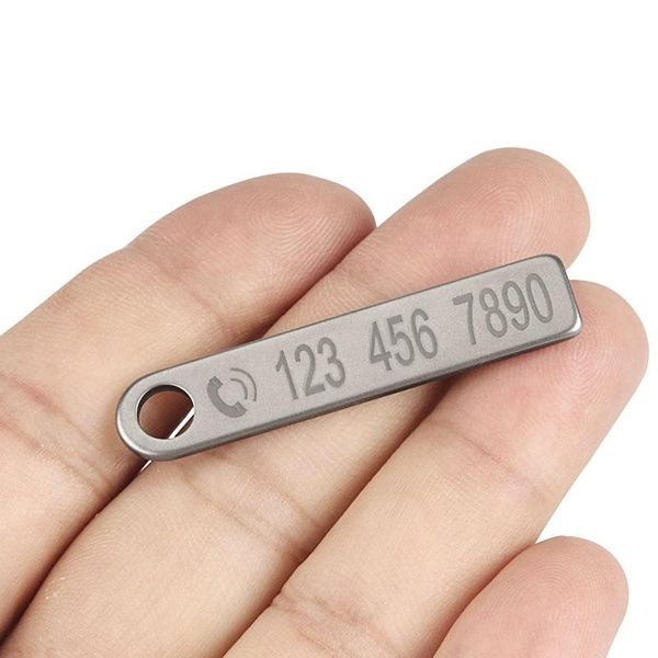 outdoor gadgets titanium plate blank diy name tag keyring pendant alloy rope paracord accessories
outdoor gadgets titanium plate blank diy name tag keyring pendant alloy rope paracord accessories