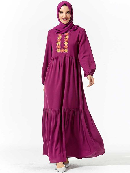 dubai arab big swing muslim dress women embroidery elastic waist a-line abaya hijab dresses turkey kimono islamic clothing -4xl, Red
dubai arab big swing muslim dress women embroidery elastic waist a-line abaya hijab dresses turkey kimono islamic clothing -4xl, Red