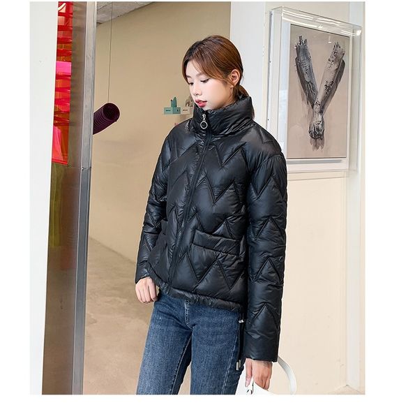 2021 winter new coat women's long-sleeved padded jacket plus velvet cotton thickened thick coat women's vest short collar, Black
2021 winter new coat women's long-sleeved padded jacket plus velvet cotton thickened thick coat women's vest short collar, Black