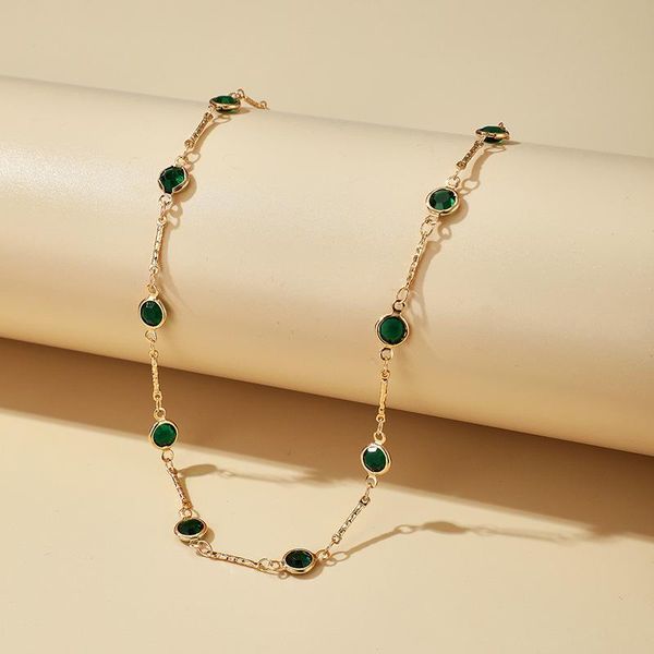 chokers tredny green rhinestone chain choker necklace for women gold charm metal wedding jewelry accessories femme collar, Golden;silver
chokers tredny green rhinestone chain choker necklace for women gold charm metal wedding jewelry accessories femme collar, Golden;silver