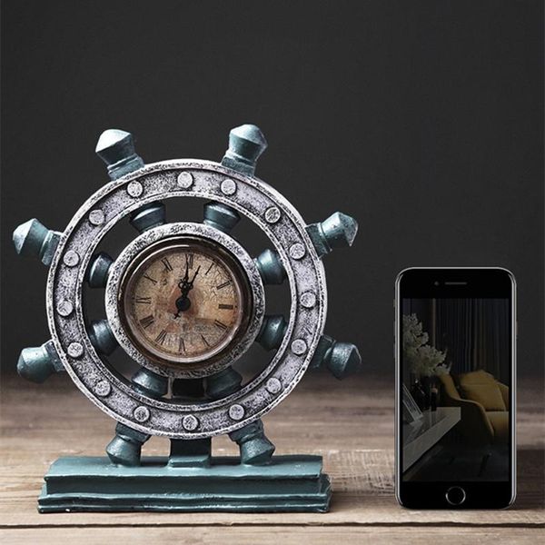 other clocks & accessories alarm clock vintage nordic creative crafts industrial rudder home living room decoration ornament wake up
other clocks & accessories alarm clock vintage nordic creative crafts industrial rudder home living room decoration ornament wake up
