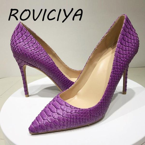 dress shoes purple snake pattern fashion pointed toe exquisite 12cm high heel ladies party stable metal qp089 roviciya, Black
dress shoes purple snake pattern fashion pointed toe exquisite 12cm high heel ladies party stable metal qp089 roviciya, Black