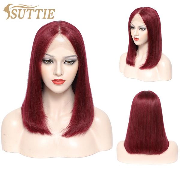 lace wigs suttie 99j bob frontal human hair straight burgundy colored 180 density 13x4 transparent wig 8-14 inch for women, Black;brown
lace wigs suttie 99j bob frontal human hair straight burgundy colored 180 density 13x4 transparent wig 8-14 inch for women, Black;brown