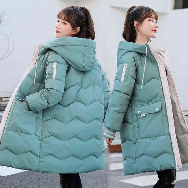 winter women's cotton padded clothes medium long korean loose large thickened et, Black;white
winter women's cotton padded clothes medium long korean loose large thickened et, Black;white