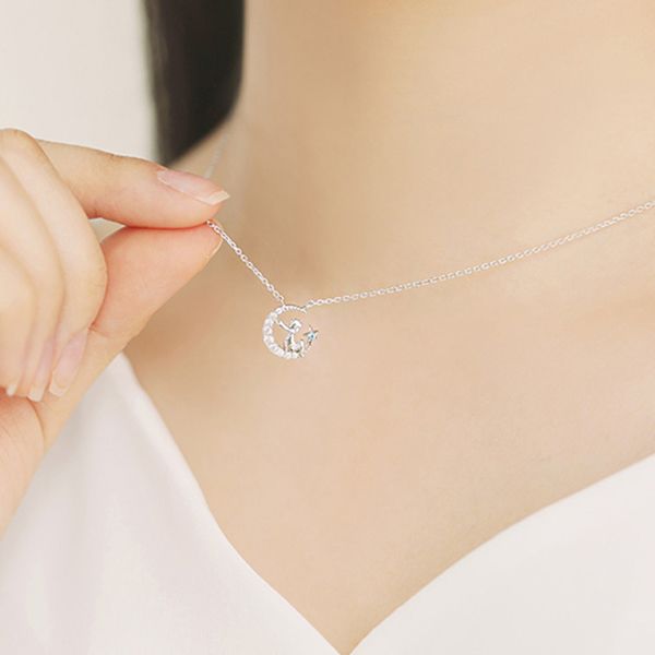 the little prince and roses 925 sterling silver clavicle necklace men and women couple gift ideas
the little prince and roses 925 sterling silver clavicle necklace men and women couple gift ideas