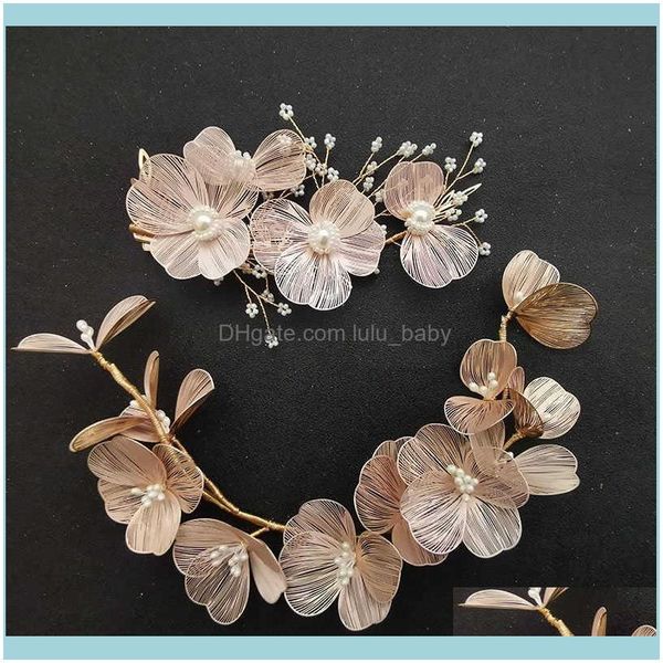 jewelryslbridal handmade baroque copper flower pearls wedding aessories bridal headband hair clip barrettes set women jewelry drop delivery, Slivery;golden
jewelryslbridal handmade baroque copper flower pearls wedding aessories bridal headband hair clip barrettes set women jewelry drop delivery, Slivery;golden