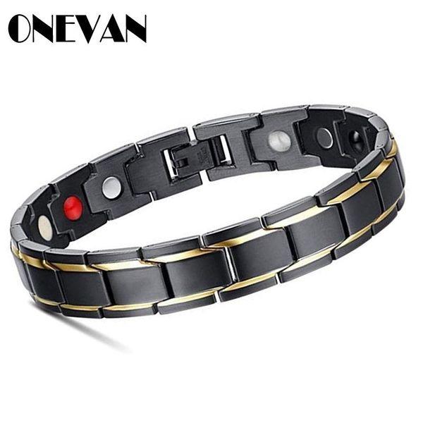 link, chain double magnetic germanium therapy bracelet for men stainless steel healthy jewelry bracelets pulseras mujer moda 2021, Black
link, chain double magnetic germanium therapy bracelet for men stainless steel healthy jewelry bracelets pulseras mujer moda 2021, Black