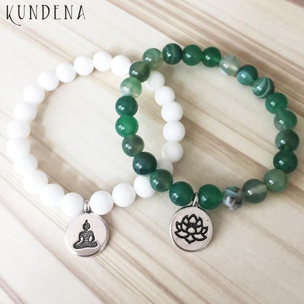 tennis set of two green and white bracelet sets a-gate with lotus charm stone buddha om for unisex, Golden;silver
tennis set of two green and white bracelet sets a-gate with lotus charm stone buddha om for unisex, Golden;silver