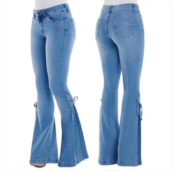 70% pants sell plus size womens jeans vintage flare jeanslace up bow skinny wide leg denim fashion, Blue
70% pants sell plus size womens jeans vintage flare jeanslace up bow skinny wide leg denim fashion, Blue