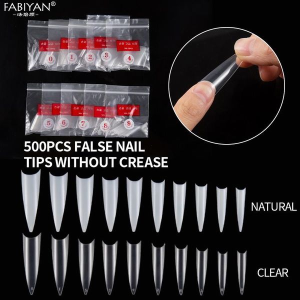 500pcs stiletto clear natural false nail tips 10 sizes tools artificial nails salon half cover, Red;gold
500pcs stiletto clear natural false nail tips 10 sizes tools artificial nails salon half cover, Red;gold
