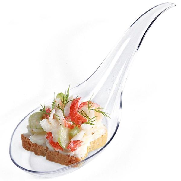 disposable dinnerware promotion - party wedding supplies, plastic tableware, 120*25mm transparent wave dessert spoon, 40/pack
disposable dinnerware promotion - party wedding supplies, plastic tableware, 120*25mm transparent wave dessert spoon, 40/pack