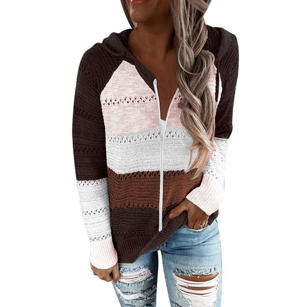 women's knits & tees fad autumn spring hooded sweaters patchwork knitted vintage female cardigans with long sleeve casual ladies outwea, White
women's knits & tees fad autumn spring hooded sweaters patchwork knitted vintage female cardigans with long sleeve casual ladies outwea, White