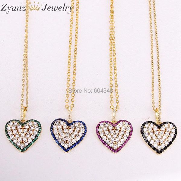 pendant necklaces 5 strands zyz320-6976 cz micro pave heart pendant/charm, cubic zirconia shape gold charm necklace, fashion jewelry, Silver
pendant necklaces 5 strands zyz320-6976 cz micro pave heart pendant/charm, cubic zirconia shape gold charm necklace, fashion jewelry, Silver