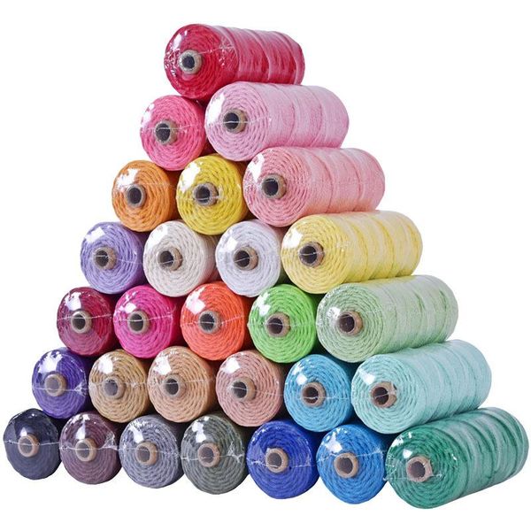 yarn 3mm 100% cotton cord colorful rope beige twisted craft macrame string diy home textile wedding decorative supply 100m, Black;white
yarn 3mm 100% cotton cord colorful rope beige twisted craft macrame string diy home textile wedding decorative supply 100m, Black;white