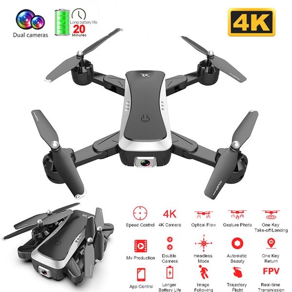 new 4k wifi fpv rc drone with 4k hd dual camera optical flow rc helicopter gravity sensor selfie pocket drone 20mins play toys
new 4k wifi fpv rc drone with 4k hd dual camera optical flow rc helicopter gravity sensor selfie pocket drone 20mins play toys