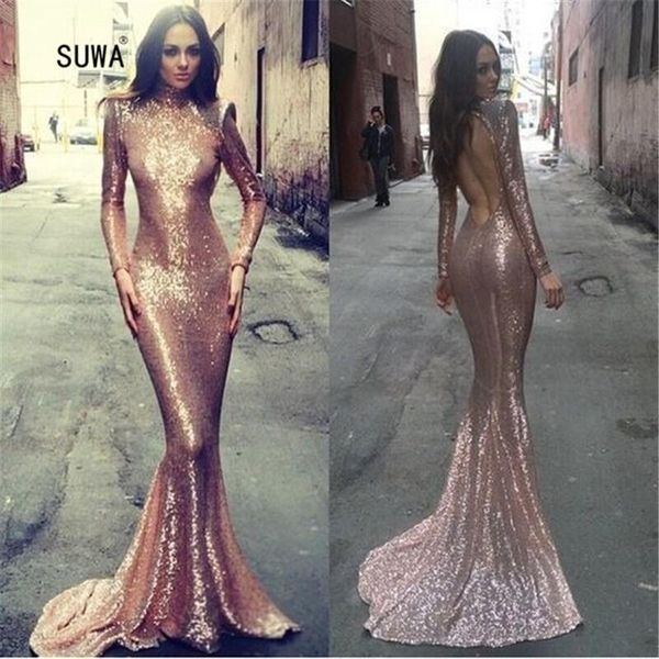 casual dresses fashion noble women gold sequins slim mermaid dress party lady o neck backless long sleeve trumpet robe female gowns, Black;gray
casual dresses fashion noble women gold sequins slim mermaid dress party lady o neck backless long sleeve trumpet robe female gowns, Black;gray
