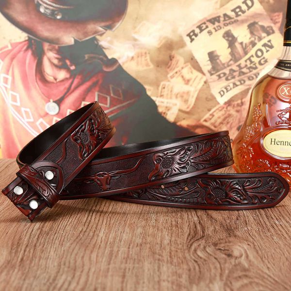 cowboy men western leather personality retro pattern replacement belt, Black;brown
cowboy men western leather personality retro pattern replacement belt, Black;brown