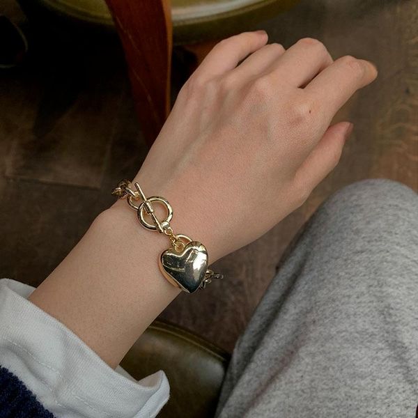 big heart punk ot bracelet bangle for women captivate bar slider brilliant gold color jewelry pulseira feminia fashion wholesale link, chain, Black
big heart punk ot bracelet bangle for women captivate bar slider brilliant gold color jewelry pulseira feminia fashion wholesale link, chain, Black