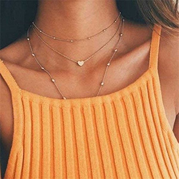 designer necklace luxury jewelry stainless steel for women trendy multi-layered charming chain gold choker neck, Silver
designer necklace luxury jewelry stainless steel for women trendy multi-layered charming chain gold choker neck, Silver