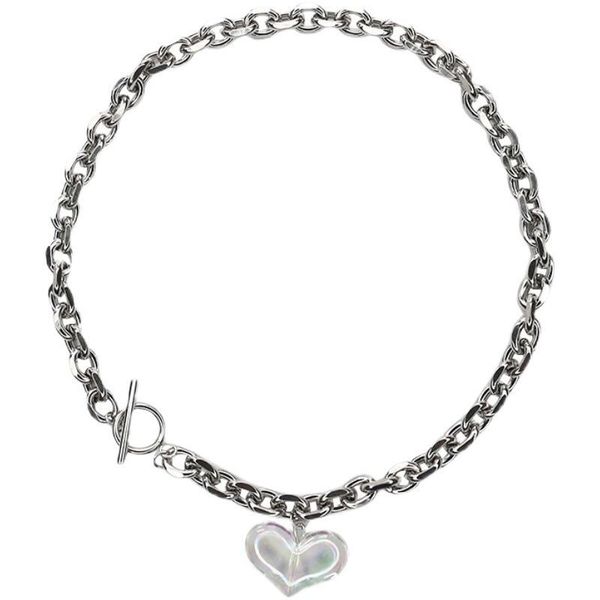 pendant necklaces potcet women's titanium steel love heart stainless necklace geometric fashion hip hop personality party jewelry, Silver
pendant necklaces potcet women's titanium steel love heart stainless necklace geometric fashion hip hop personality party jewelry, Silver