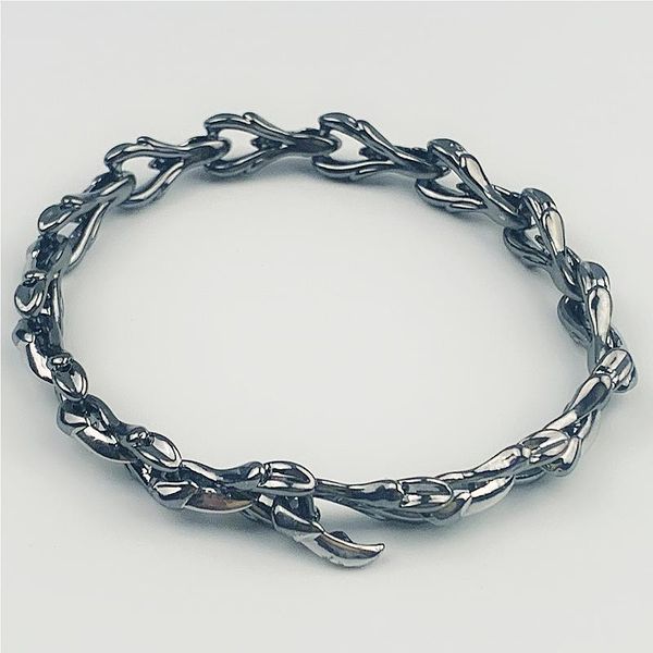 link, chain biker wrist accessories punk style silver color keel bracelet for men trendy jewelry gifts, Black
link, chain biker wrist accessories punk style silver color keel bracelet for men trendy jewelry gifts, Black
