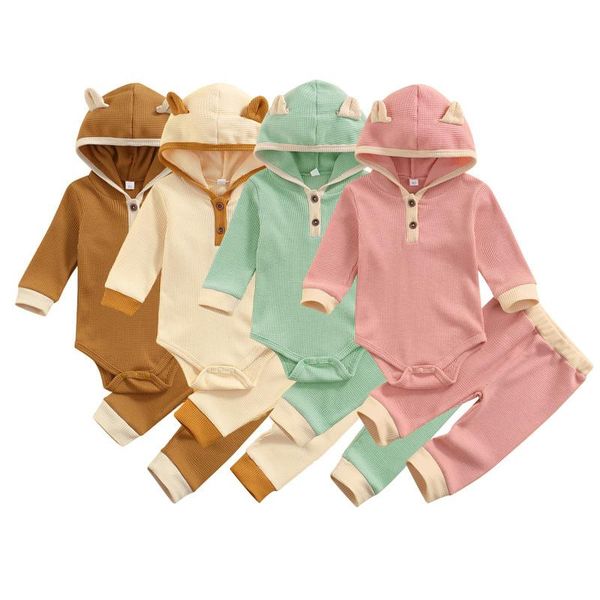 clothing sets 0-24m baby spring fall outfits splicing hooded long sleeve romper + casual pants suits girls boys clothes set, White
clothing sets 0-24m baby spring fall outfits splicing hooded long sleeve romper + casual pants suits girls boys clothes set, White