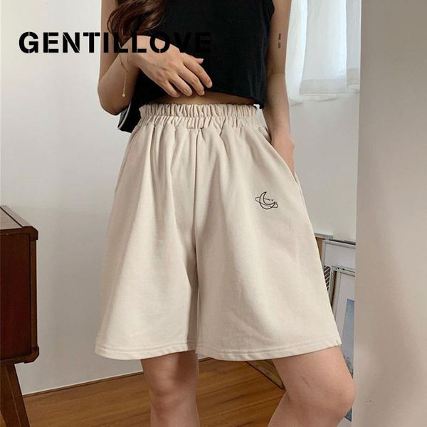women's shorts casual elastic waist korean embroidery simple harajuku sweet half summer oversize short trousers sweetwear, White;black
women's shorts casual elastic waist korean embroidery simple harajuku sweet half summer oversize short trousers sweetwear, White;black