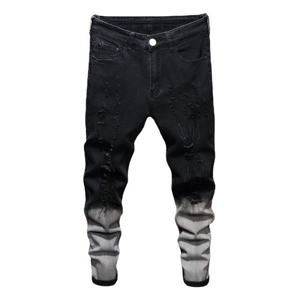 high street destroy gradient denim jeans men autumn winter skinny washed pockets casual pants cowboy male fashion men's, Blue
high street destroy gradient denim jeans men autumn winter skinny washed pockets casual pants cowboy male fashion men's, Blue