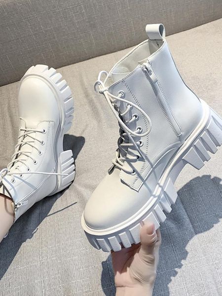 boots platform women shoes for winter ankle punk motorcycle woman booties, Black
boots platform women shoes for winter ankle punk motorcycle woman booties, Black