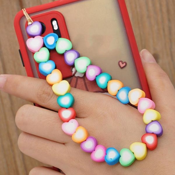 keychains wrist chain for phone holder summer beach chains cute fruit strap women colorful polymer clay heishi beads lanyard, Silver
keychains wrist chain for phone holder summer beach chains cute fruit strap women colorful polymer clay heishi beads lanyard, Silver