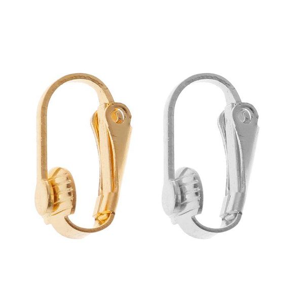 clip-on & screw back 50pcs earring converter diy earrings pierced into clip on jewelry making, Silver
clip-on & screw back 50pcs earring converter diy earrings pierced into clip on jewelry making, Silver