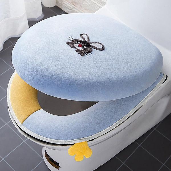 toilet seat covers cover closestool pad with handle bathroom accessories soft warm washable mat
toilet seat covers cover closestool pad with handle bathroom accessories soft warm washable mat