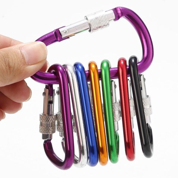 cords, slings and webbing 5pcs aluminum snap carabiner d-ring key chain clip keychain hiking mountaineering hook camping accessories
cords, slings and webbing 5pcs aluminum snap carabiner d-ring key chain clip keychain hiking mountaineering hook camping accessories