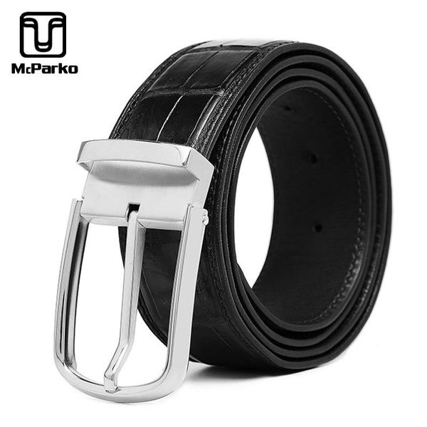mcparko crocodile leather belt men pin buckle business formal suit genuine waist for wedding elegant mens gift belts, Black;brown
mcparko crocodile leather belt men pin buckle business formal suit genuine waist for wedding elegant mens gift belts, Black;brown