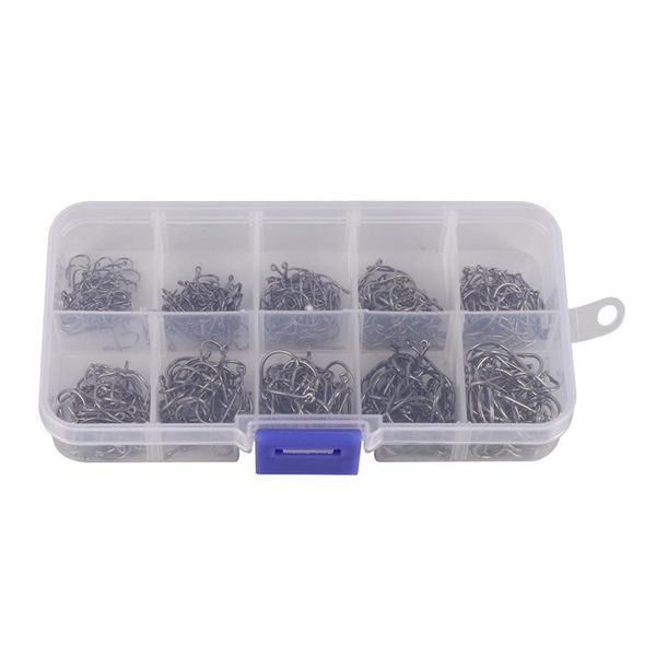 fishing hooks 500pcs/box 10 different sizes circle with holes single carbon steel fishhook jig accessories tackle
fishing hooks 500pcs/box 10 different sizes circle with holes single carbon steel fishhook jig accessories tackle