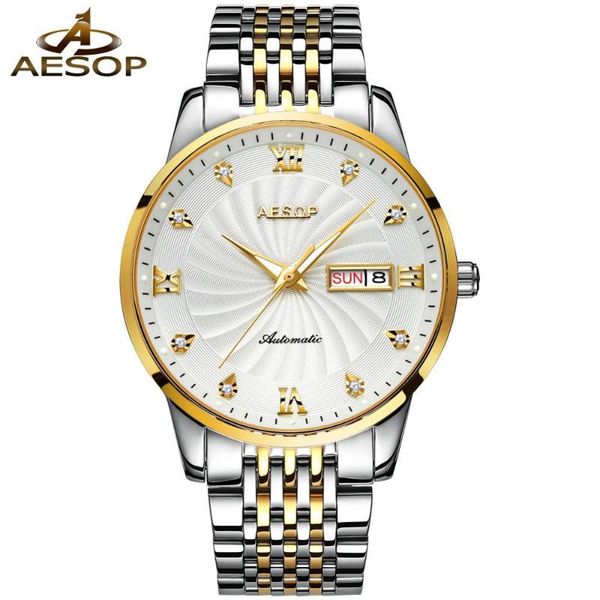 wristwatches relogio masculino full stainless steel men automatic watch 5atm waterproof super luminous drop, Slivery;brown
wristwatches relogio masculino full stainless steel men automatic watch 5atm waterproof super luminous drop, Slivery;brown