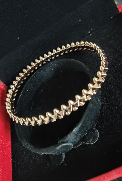 316l titanium clash de bangle bracelet lover fashion wedding rose gold thanksgiving box 66, Golden;silver
316l titanium clash de bangle bracelet lover fashion wedding rose gold thanksgiving box 66, Golden;silver