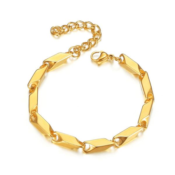 link, chain 3/5mm men bracelet gold color irregular geometry for women hiphop trendy wrist jewelry braslet 2021, Black
link, chain 3/5mm men bracelet gold color irregular geometry for women hiphop trendy wrist jewelry braslet 2021, Black